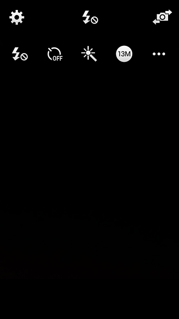 Press the menu icon.