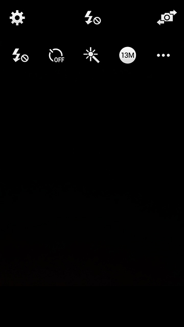 Press the menu icon.