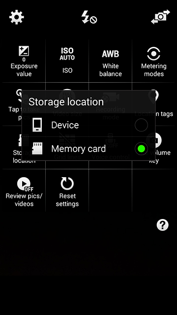 Press Device or Memory card.