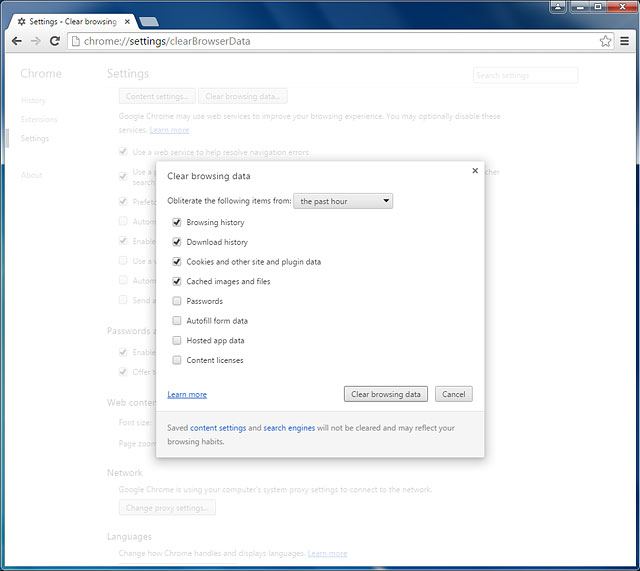 Click the drop down list next to 