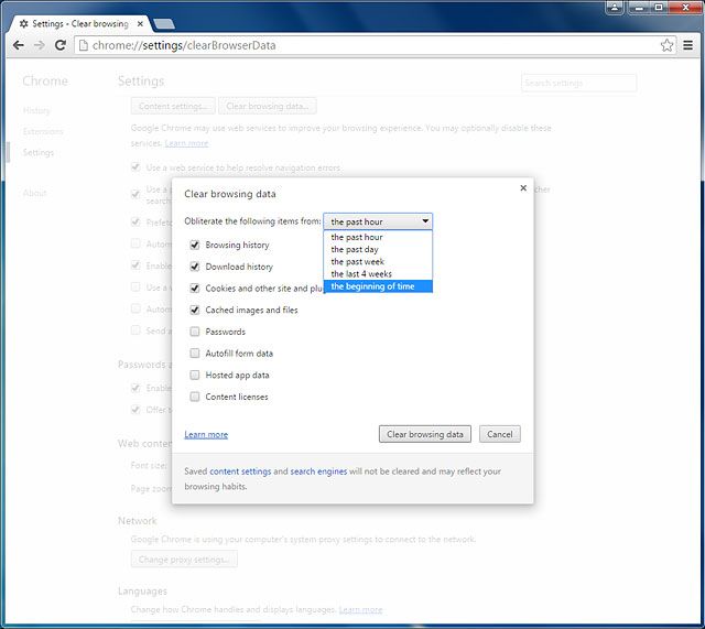 Highlight the beginning of time.