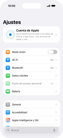 Pulsa Cuenta de Apple.