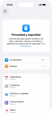 Pulsa Localización.