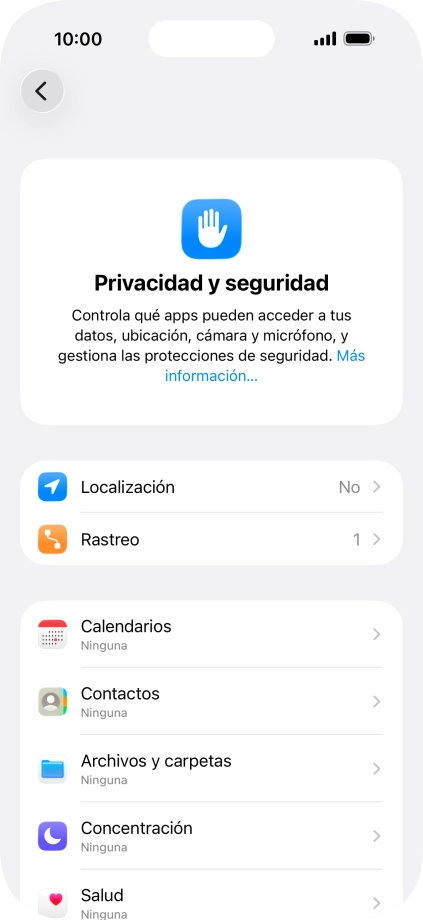 Pulsa Localización.