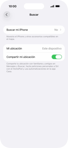 Pulsa Buscar mi iPhone.