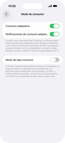 Pulsa el indicador junto a 