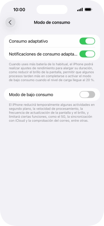 Pulsa el indicador junto a 