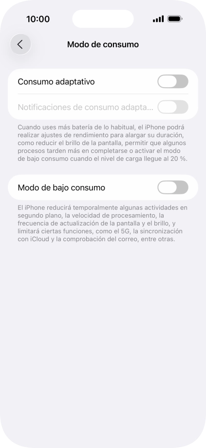 Pulsa el indicador junto a 