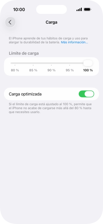 Pulsa el indicador junto a 