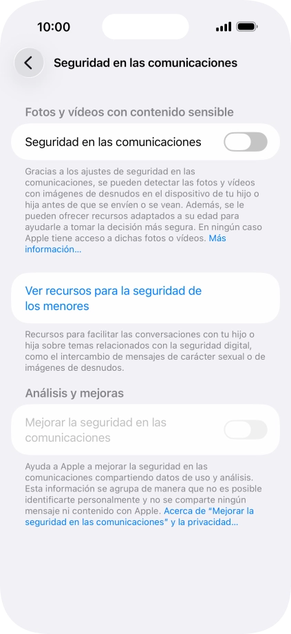 Pulsa el indicador junto a 