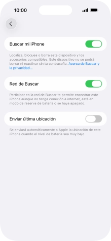 Pulsa el indicador junto a 