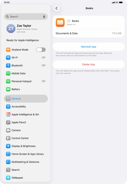 Slide your finger upwards starting from the bottom of the screen to return to the home screen.