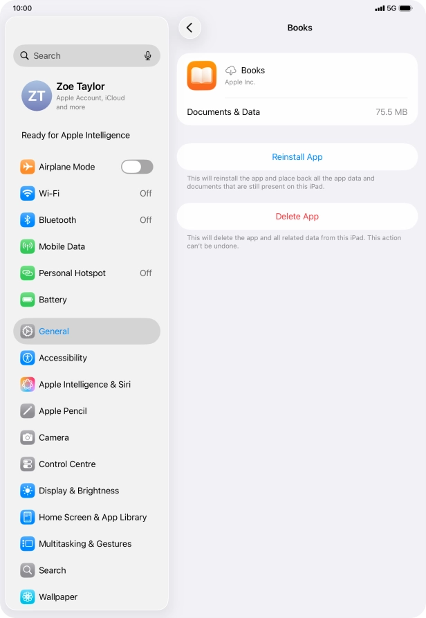 Slide your finger upwards starting from the bottom of the screen to return to the home screen.