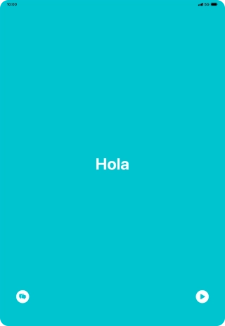 Press the split view icon to go back to display of both languages.