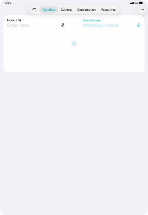 Press the first drop down list.