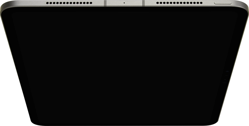 Press the Top key to turn on your tablet