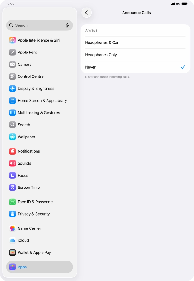 Press Always to turn on the function when silent mode is turned off.