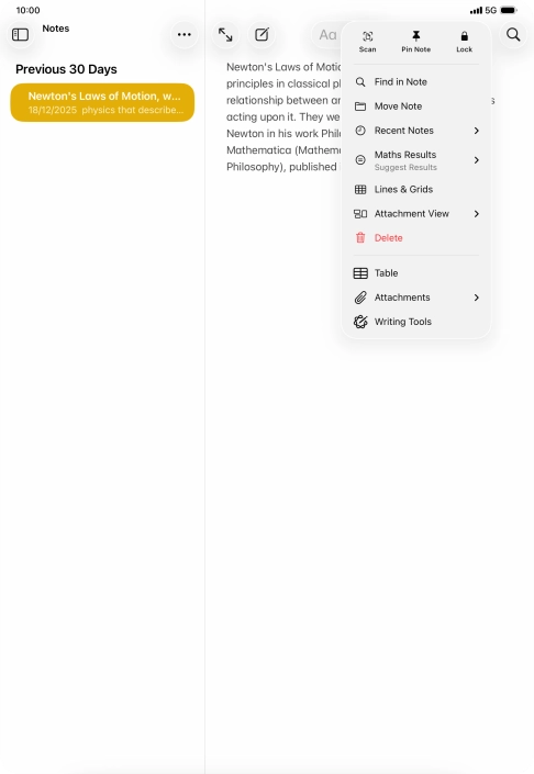 Press Writing Tools.
