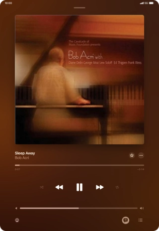 Press arrow right to go to the next audio file.