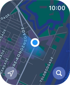 Press the search icon.