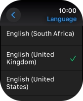 Press the required language.