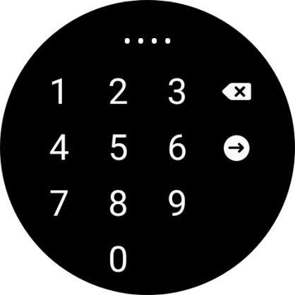 Key in the required PIN and follow the instructions on the screen to create a PIN as lock code.