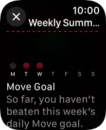Press the Digital Crown several times to return to the main menu.