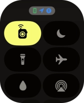 Press the flight mode icon to turn the function on or off.