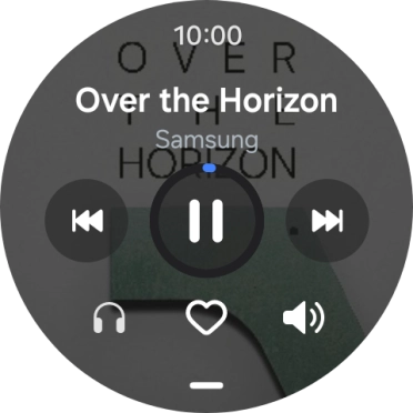 Press arrow right to go to the next audio file.