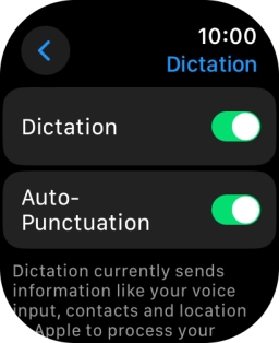 Press the Digital Crown twice to return to the home screen.