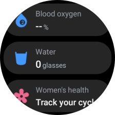 Press Blood oxygen.