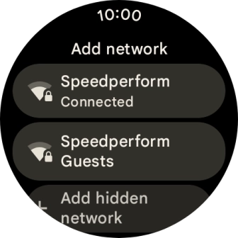 Press the crown to return to the home screen.