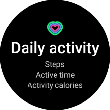 Press the required widget to open it.