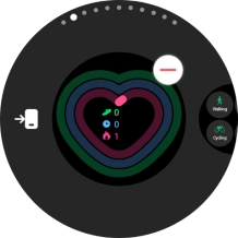 Press the remove widget icon.