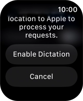 Press Enable Dictation.