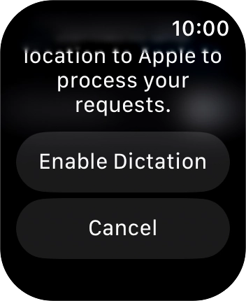 Press Enable Dictation.