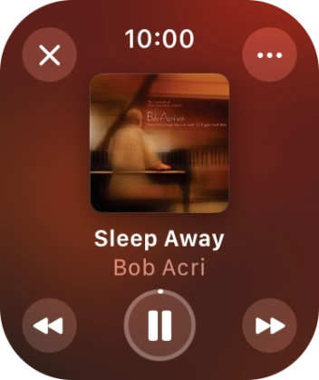 Turn the Digital Crown to select the required volume.