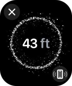 Follow the instructions on the screen to find your phone.