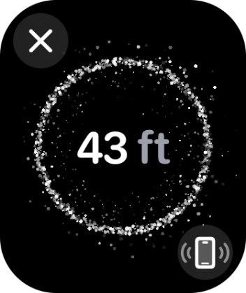Follow the instructions on the screen to find your phone.