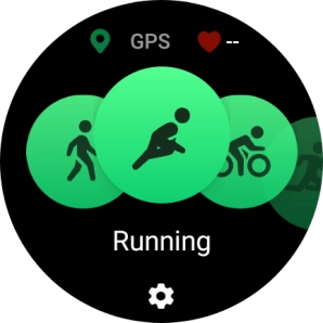 Press the settings icon.