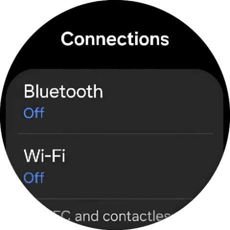 Press Bluetooth.