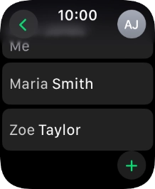 Press the required contact.