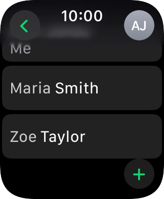 Press the required contact.