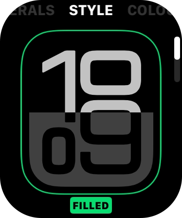 Press the Digital Crown twice to return to the home screen.