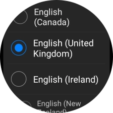 Press the required language.