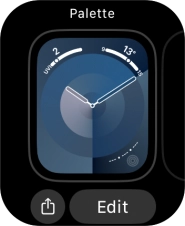 Slide your finger left on the screen.