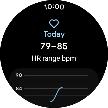 Slide your finger right starting from the left side of the screen to go back to the overview of your daily activities.