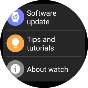 Press Software update.