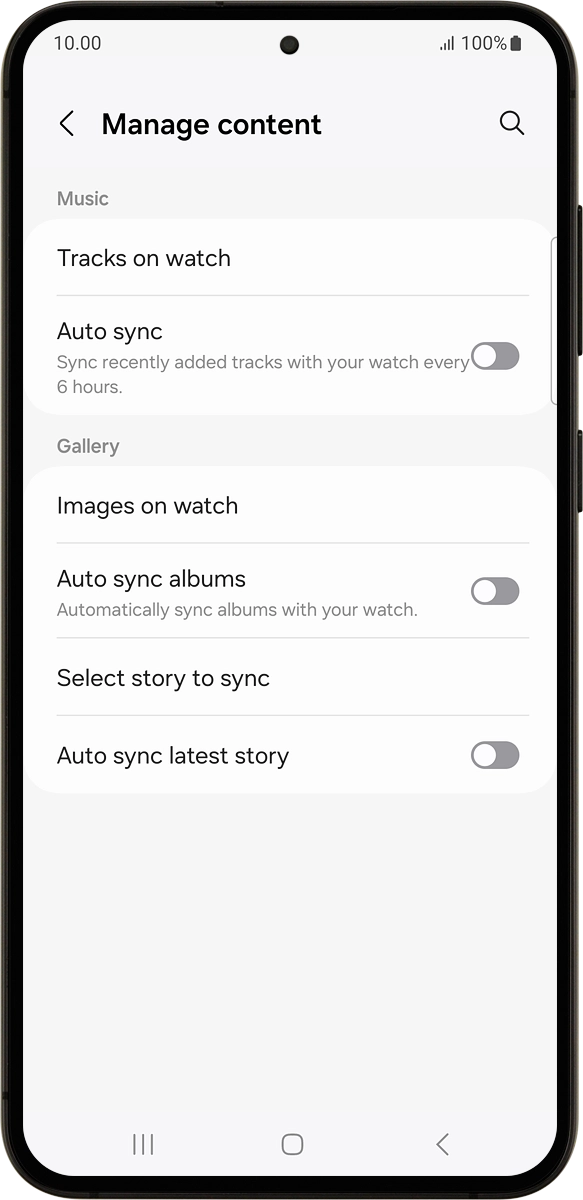 On your phone: Press Tracks on watch.