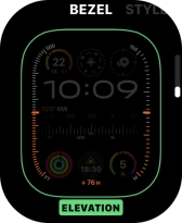 Turn the Digital Crown to change between the different designs.